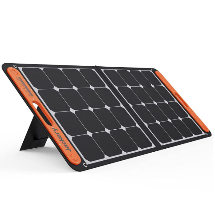 Przenośny panel słoneczny 100 W, składana monokrystaliczna ładowarka solarna