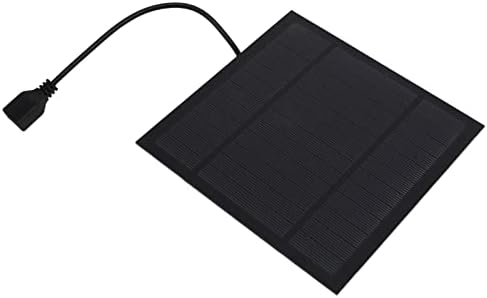 Wentylator solarny 5 W, USB, przenośny nośnik chłodzący - wentylator z monokrystalicznym krzemem, do domu, biura, na zewnątrz, solarny wentylator chłodzący USB, wentylator Power Bank - obrazek 5