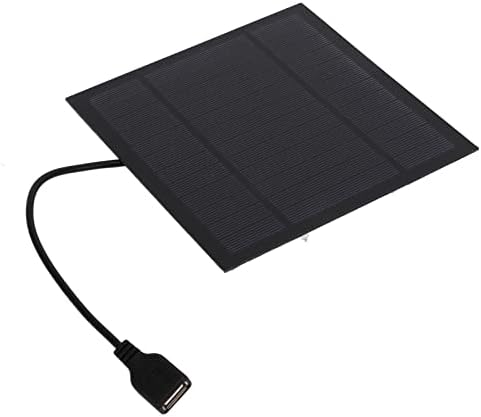 Wentylator solarny 5 W, USB, przenośny nośnik chłodzący - wentylator z monokrystalicznym krzemem, do domu, biura, na zewnątrz, solarny wentylator chłodzący USB, wentylator Power Bank - obrazek 4
