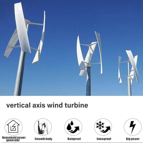 Zestaw generatora turbiny wiatrowej 400 W – 3 łopatki DC 12 V/24 V z kontrolerem ładowania MPPT do użytku morskiego, kampera, użytku domowego - wydajne rozwiązanie energii odnawialnej - obrazek 3