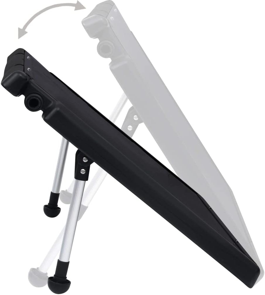 Kolektor solarny do basenu, 75 x 75 cm, wykonany z polietylenu i aluminium, z regulowanymi nóżkami podporowymi 40°-60°, pojemność 5 l, przyłącze węża 32/38 mm, ogrzewanie solarne do basenów i - obrazek 6