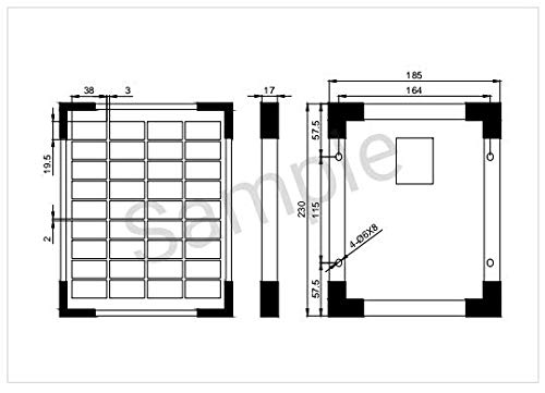 enjoy solar Mono 5 W 12 V monokrystaliczny panel słoneczny, moduł fotowoltaiczny, idealny do przyczep kempingowych, altan ogrodowych, łodzi - obrazek 6