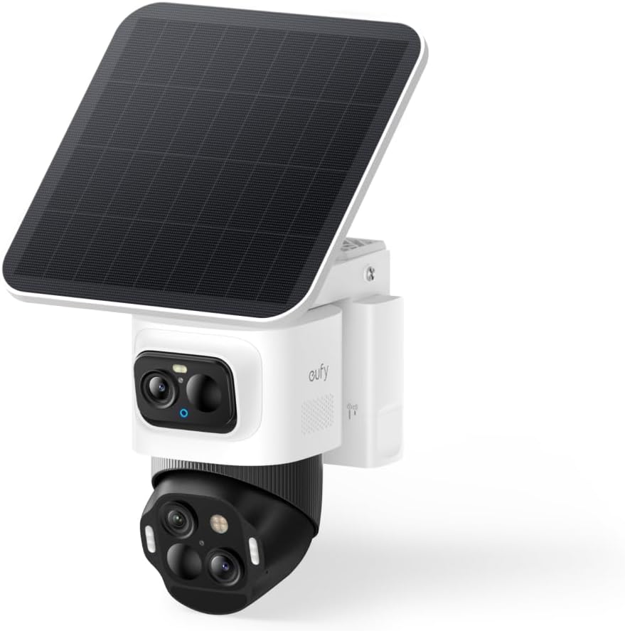 eufy bezprzewodowa kamera do monitoringu S4, 4K, PTZ, 3 obiektywy | bezprzewodowa, solarna, 4K UHD, 3 obiektywy PTZ, AI, 8× zoom, bez opłat miesięcznych - obrazek 2