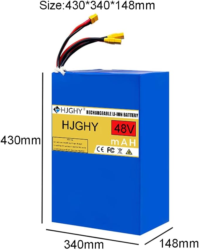 48V 52Ah 80Ah 100Ah Akumulator LiFePO4 48 V Akumulator litowy Akumulator do ładowania dla wózka golfowego EV RV Akumulator do magazynowania energii słonecznej - obrazek 3