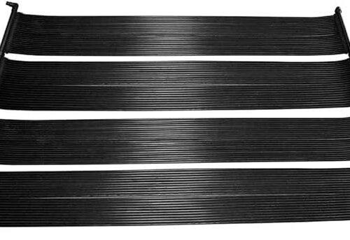 Panel solarny do ogrzewania basenu, zestaw 2 sztuk, z polietylenu, 620 x 75 cm, kompatybilny z pompą basenową do podgrzewania wody basenowej i ogrzewania basenu