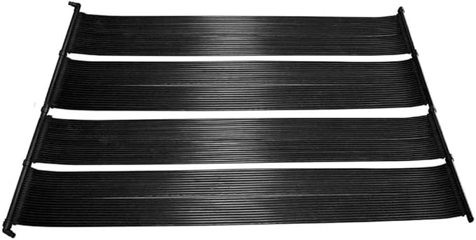 Panel solarny do ogrzewania basenu, zestaw 2 sztuk, z polietylenu, 620 x 75 cm, kompatybilny z pompą basenową do podgrzewania wody basenowej i ogrzewania basenu