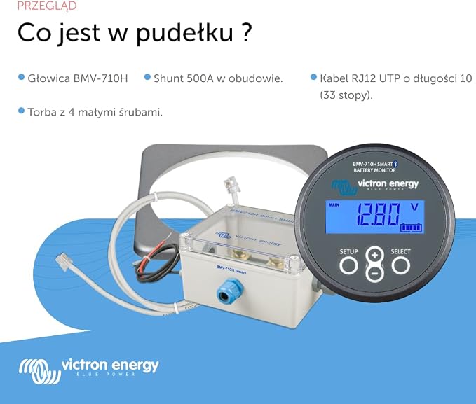 Victron Energy BMV-710H Smart Monitor Akumulatora (Szary) | Wyświetlacz i Bluetooth - szary - obrazek 6