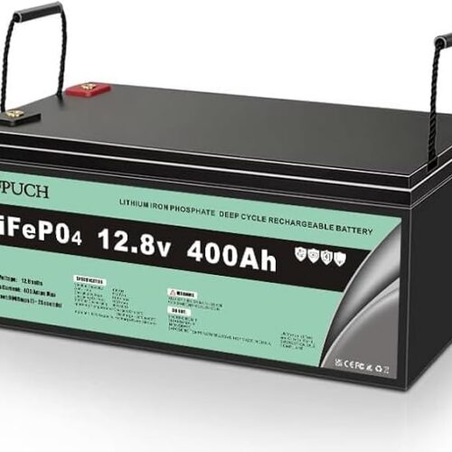 Leisure Bateria，Akumulator LiFePO4 12V(12,8V) 400Ah, akumulator litowo-żelazowo-fosforanowy,Nadaje się do systemów fotowoltaicznych, systemów magazynowania energii, kempingów itp.