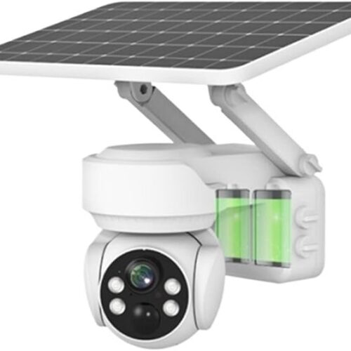 Kamera monitoringowa, Kamera słoneczna 4G Wi-Fi Bezpieczeństwo Solarna kamera PTZ IP Zewnętrzna bezprzewodowa ochrona wideo Kamera PTZ IP Dwukierunkowa rozmowa audio Noktowizor, Bezpieczeństwo, Zabez
