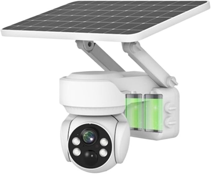 Kamera monitoringowa, Kamera słoneczna 4G Wi-Fi Bezpieczeństwo Solarna kamera PTZ IP Zewnętrzna bezprzewodowa ochrona wideo Kamera PTZ IP Dwukierunkowa rozmowa audio Noktowizor, Bezpieczeństwo, Zabez