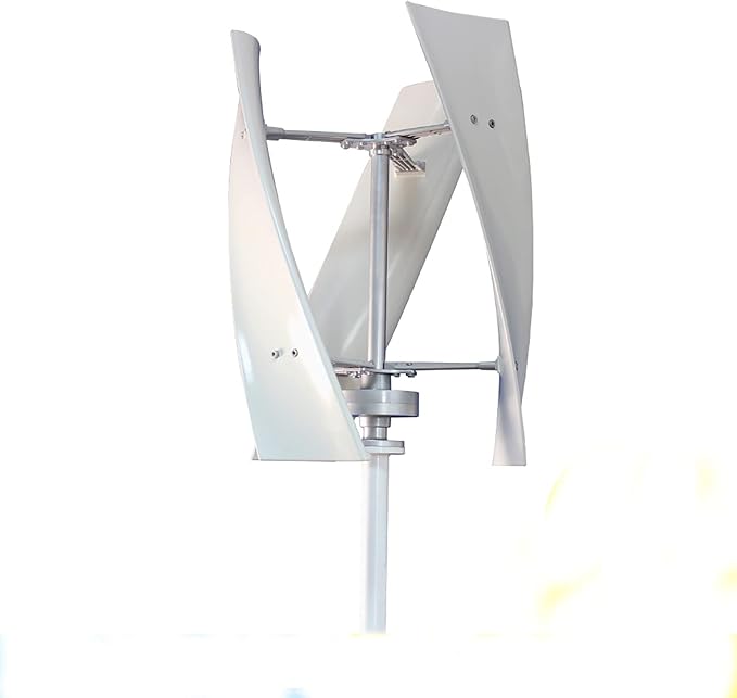 Turbina wiatrowa, 12v 24v 48v 3000w bezgłośna pionowa mała darmowa energia generator wiatru Domowa przenośna pionowa turbina wiatrowa z kontrolerem MPPT (48v)
