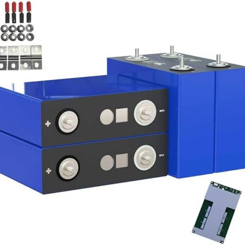 4 szt 3.2V 100Ah LiFePO4 Z BMS, Akumulator Fosforan Litowo-żelazowy Klasa A Bateria Litowa 6000-15000 Cykli, Odpowiedni do Kampera, Domowych Systemów, Kempingowych