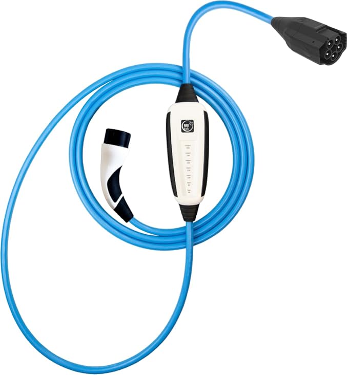 NRGkick Pure 32 A, 10 m, Wi-Fi i Bluetooth, elastyczna skrzynka ścienna 22 kW