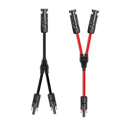 Kabel solarny Y 6 mm², wtyczka Y, kabel solarny Y rozdzielacz PV Y, instalacja balkonowa (6 mm² M/FF i F/MM)