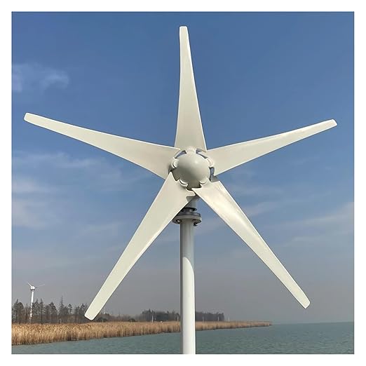 Turbina wiatrowa, Mały wiatrak Turbina neratora prądu Kompletny zestaw 3kw 24v 48v 3 ostrza Dynamo RV Yacht Farm Niska prędkość wiatru Uruchamianie turbin wiatrowych | 24V - obrazek 3