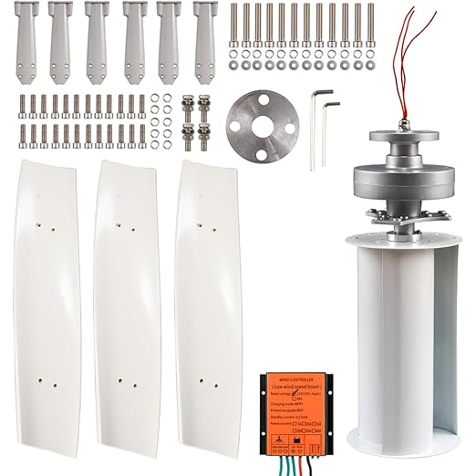 12000 W domowa turbina wiatrowa z lewitacją magnetyczną, bez hałasu, 12 V-220 V, pionowa turbina wiatrowa z kontrolerem, do użytku morskiego, kampera, domu, oświetlenia ogrodu - obrazek 4