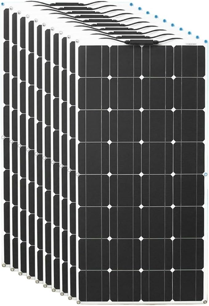 Panel Słoneczny 20 * 100w 12v Zginany Akumulator Elastyczne Panele Słoneczne Do Systemu Paneli Słonecznych Na Dach Samochodu Domowego Bezpieczny I Wydajny
