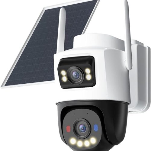 Imou 3K + 3K solarna kamera monitorująca, zewnętrzna, 24/7, AOV, karta SIM + pamięć kart 32 GB, PTZ 360°, rozpoznawanie osób, automatyczne śledzenie, tryb prywatny, inteligentne widzenie w nocy, IP66