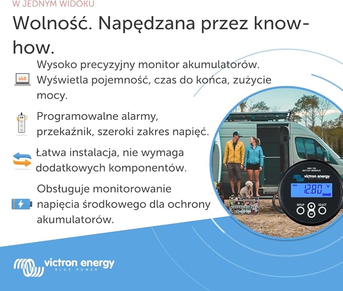 Victron Energy BMV-702 Monitor Akumulatora (Czarny) - obrazek 3