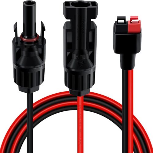 Kabel słoneczny do Anderson 12AWG 25A Wodoodporne złącze fotowoltaiczne IP67 Kabel do ładowania paneli słonecznych (3 m)