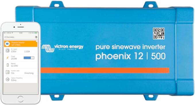 Victron Energy Phoenix 500 VA 12 V 230 V AC falownik sinusoidalny (Wielka Brytania) - obrazek 2