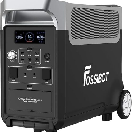 FOSSiBOT-Polska F3600 Pro przenośna Stacja zasilania, 3600W 3840Wh Power station, VAT Na Zewnątrz i Awaryjnego Zasilania 5-letnia gwarancja