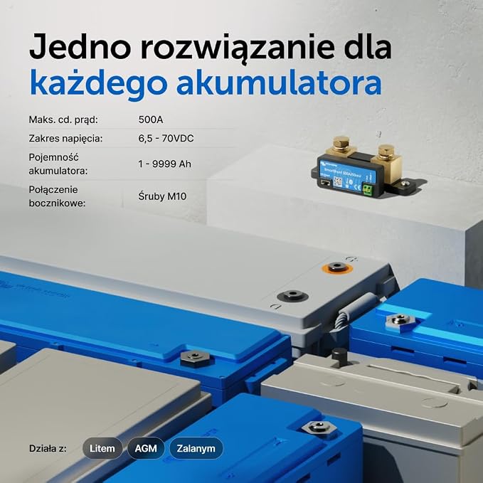Victron Energy SmartShunt 500 amp Monitor Akumulatorów (Bluetooth) | Victron Smart Shunt z Bluetooth – szczegółowe informacje w aplikacji - obrazek 5