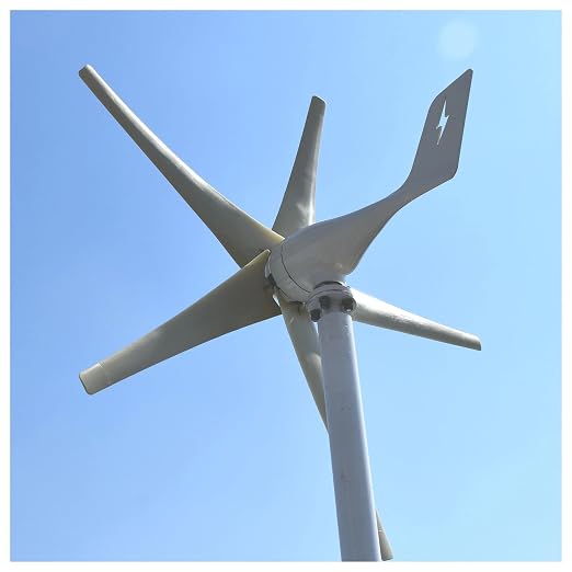 Turbina wiatrowa, Mały wiatrak Turbina neratora prądu Kompletny zestaw 3kw 24v 48v 3 ostrza Dynamo RV Yacht Farm Niska prędkość wiatru Uruchamianie turbin wiatrowych | 24V - obrazek 2