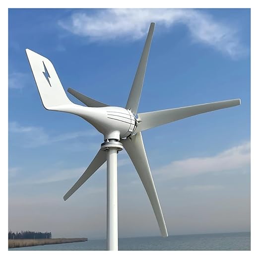 Turbina wiatrowa, Mały wiatrak Turbina neratora prądu Kompletny zestaw 3kw 24v 48v 3 ostrza Dynamo RV Yacht Farm Niska prędkość wiatru Uruchamianie turbin wiatrowych | 24V - obrazek 4