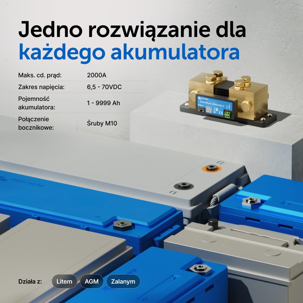 Victron Energy SmartShunt 2,000 amp Monitor Akumulatorów (Bluetooth) - obrazek 6