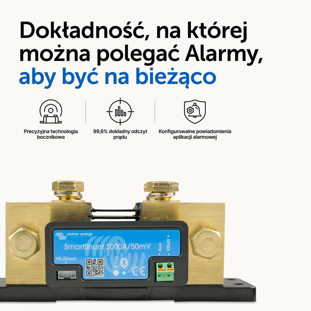 Victron Energy SmartShunt 2,000 amp Monitor Akumulatorów (Bluetooth) - obrazek 5
