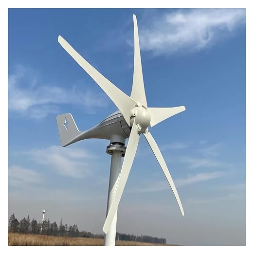 Turbina wiatrowa, Mały wiatrak Turbina neratora prądu Kompletny zestaw 3kw 24v 48v 3 ostrza Dynamo RV Yacht Farm Niska prędkość wiatru Uruchamianie turbin wiatrowych | 24V - obrazek 5