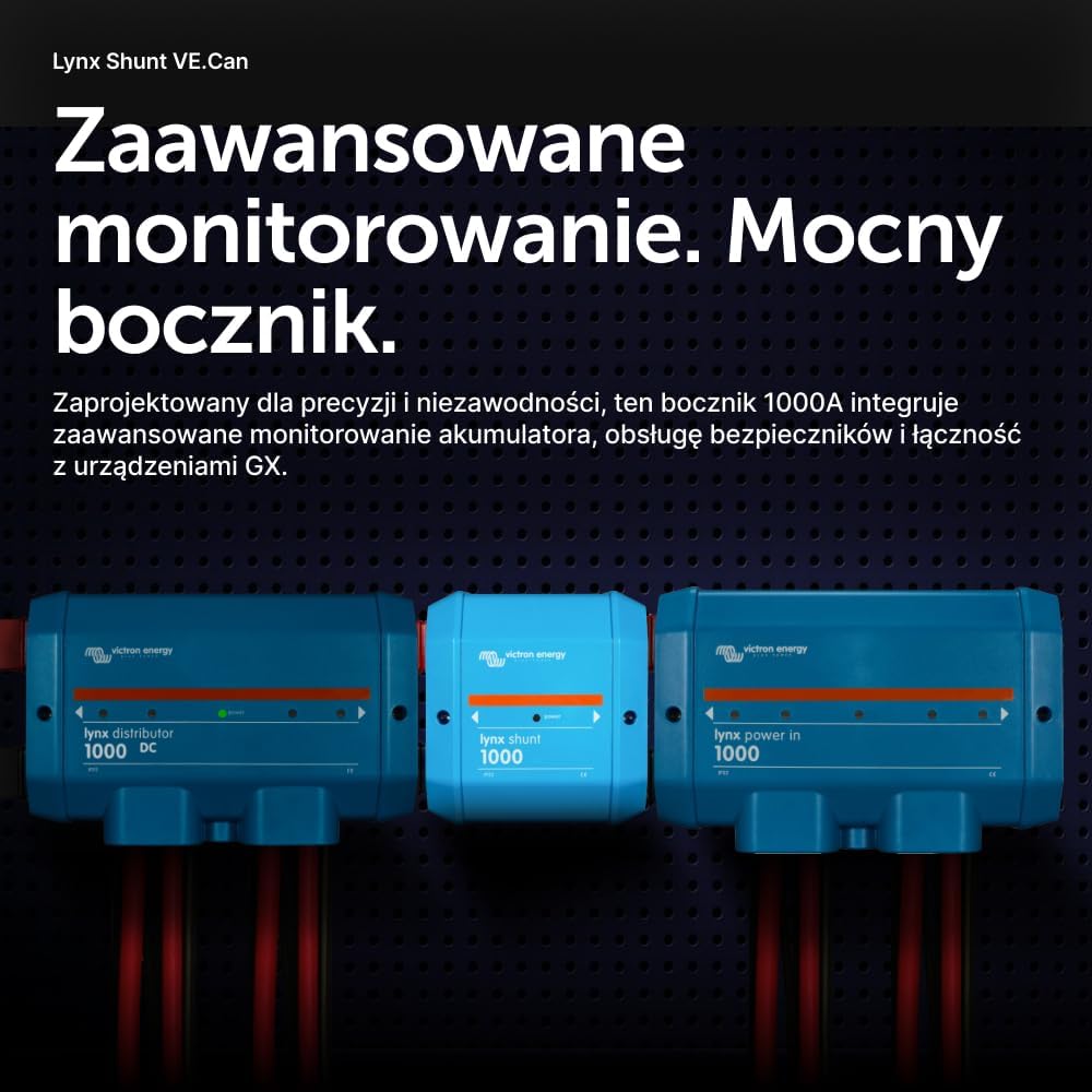 Victron Energy Lynx Shunt IP22 VE.Can 1000 amperów (M8) - obrazek 3