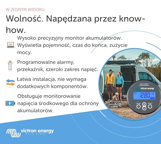 Victron Energy BMV-712 Smart Monitor Akumulatora (Szary) - obrazek 2