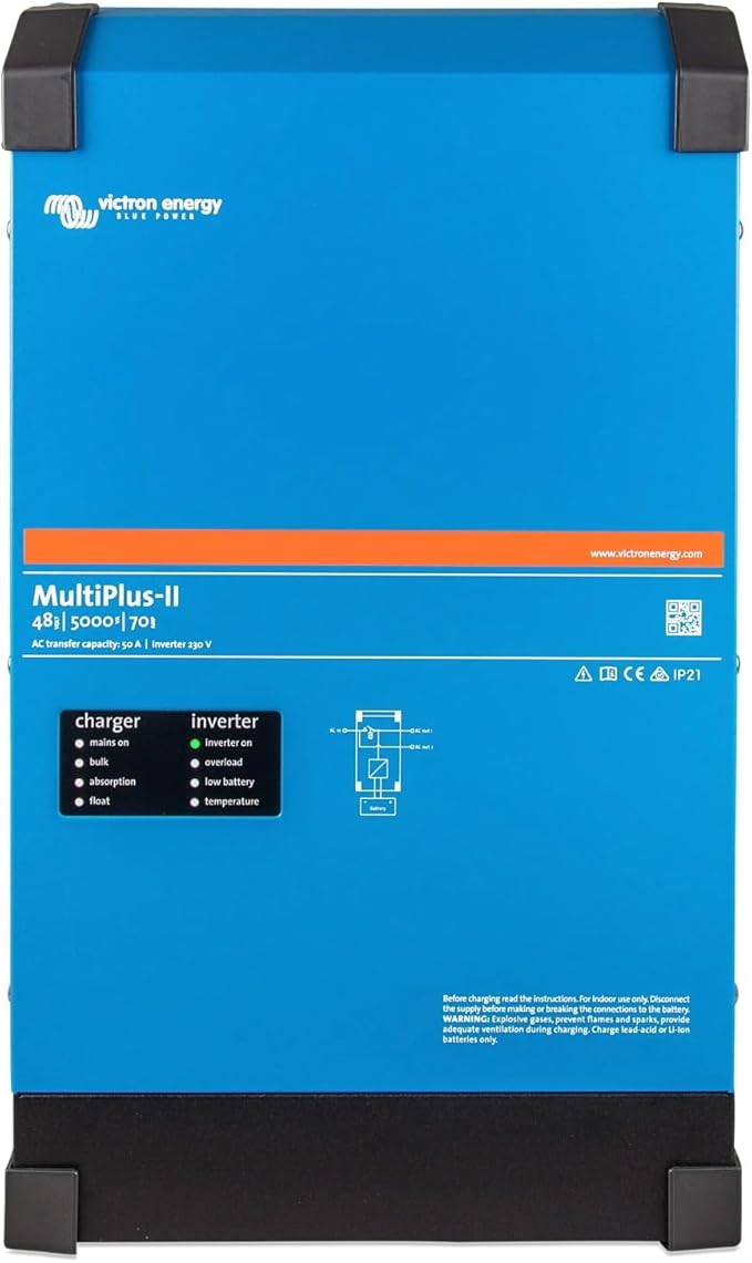 Victron Energy MultiPlus-II 5000VA 48-Volt 230V Falownik Sinusoidalny 70 amp Ładowarka do Akumulatorów