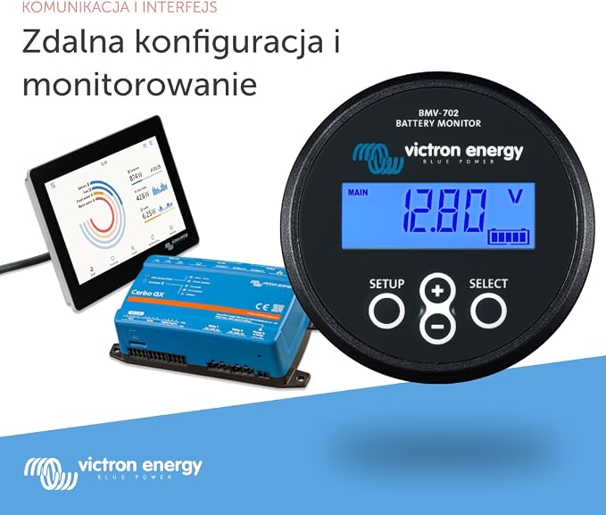 Victron Energy BMV-702 Monitor Akumulatora (Czarny) - obrazek 4