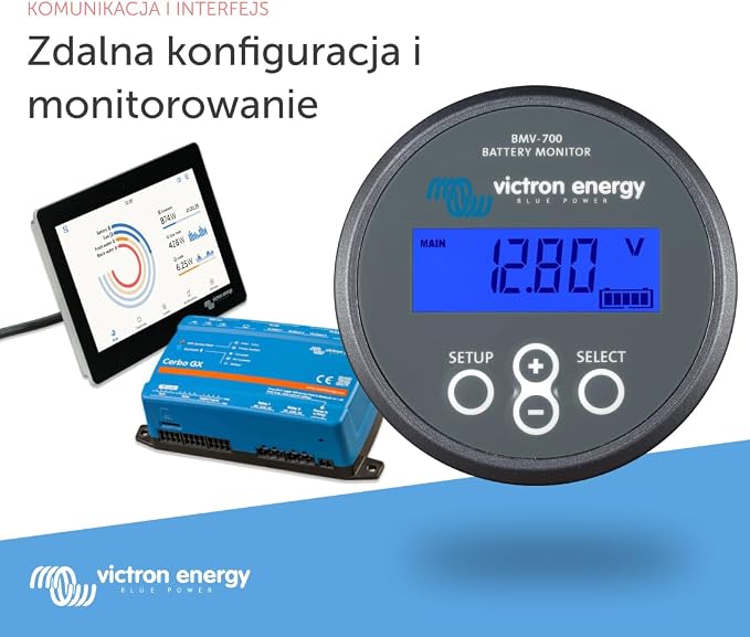 Victron Energy BMV-700 Monitor Akumulatora (Szary) - obrazek 4