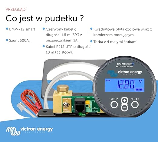 Victron Energy BMV-712 Smart Monitor Akumulatora (Szary) - obrazek 5