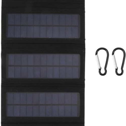 Przenośne ładowarki słoneczne 40 W, 4-krotna ładowarka do paneli słonecznych Składana monokrystaliczna ładowarka do paneli słonecznych USB do pieszych wędrówek Kemping Wędrówki z