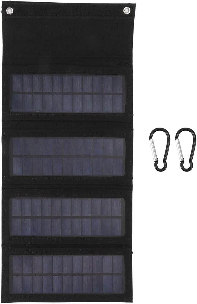 Przenośne ładowarki słoneczne 40 W, 4-krotna ładowarka do paneli słonecznych Składana monokrystaliczna ładowarka do paneli słonecznych USB do pieszych wędrówek Kemping Wędrówki z