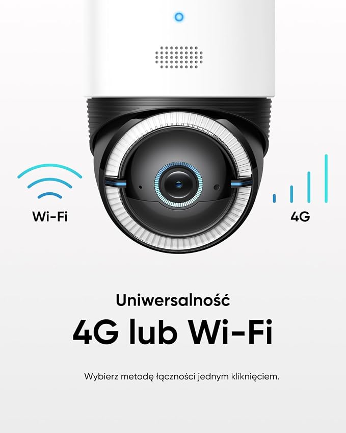 eufy bezprzewodowa kamera do monitoringu zewnętrzna LTE 4G, 4K, solarna, AI | eufy 4G LTE, Wi-Fi, 4K UHD, bezprzewodowa, solarna, AI, śledzenie osób i pojazdów, bez opłat miesięcznych - obrazek 4