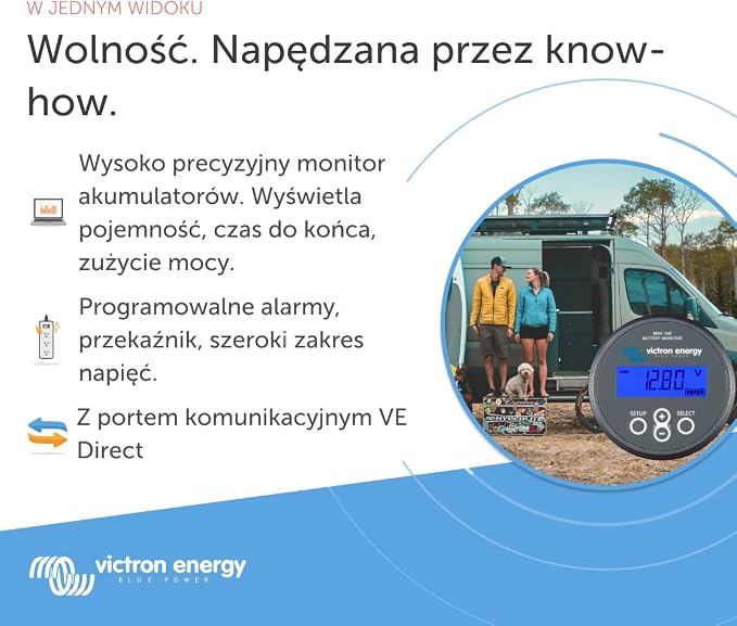 Victron Energy BMV-700 Monitor Akumulatora (Szary) - obrazek 3
