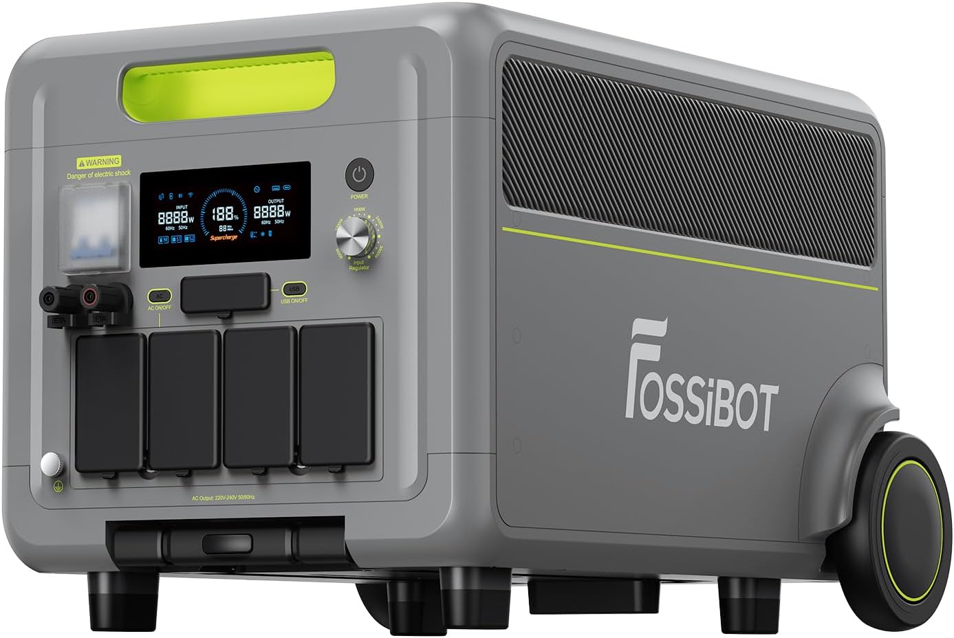 FOSSiBOT - POLSKA F7200, 7200W 5222Wh Stacja zasilania LiFePO4 UPS Generator słoneczny, 5-letnia gwarancja - obrazek 2