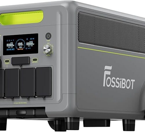 FOSSiBOT - POLSKA F7200, 7200W 5222Wh Stacja zasilania LiFePO4 UPS Generator słoneczny, 5-letnia gwarancja