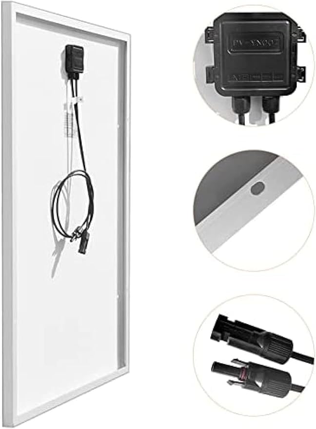 Monokrystaliczne Panele Słoneczne Moduł O Wysokiej Wydajności 400 W Ładowarka Fotowoltaiczna Poza Siecią, Do łodzi, Kampera, Dachu, Kabiny, Szopy, Kampera I Wszelkich Innych, 400w - obrazek 4