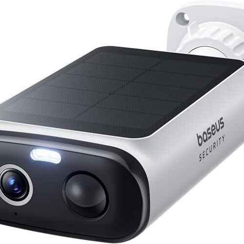 Baseus Security S1 Lite Solocam kamera do monitoringu, zewnętrzna, bateria solarna, WLAN, odporna na warunki atmosferyczne IP67, bezprzewodowa kamera monitorująca do użytku na zewnątrz, 2K 135°