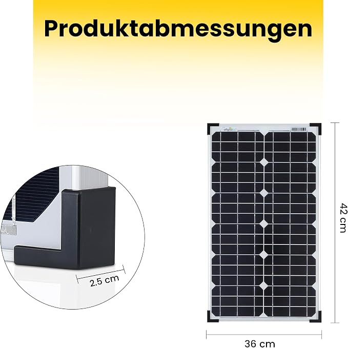 Offgridtec Mono panel słoneczny 20 W, 12 V - obrazek 4