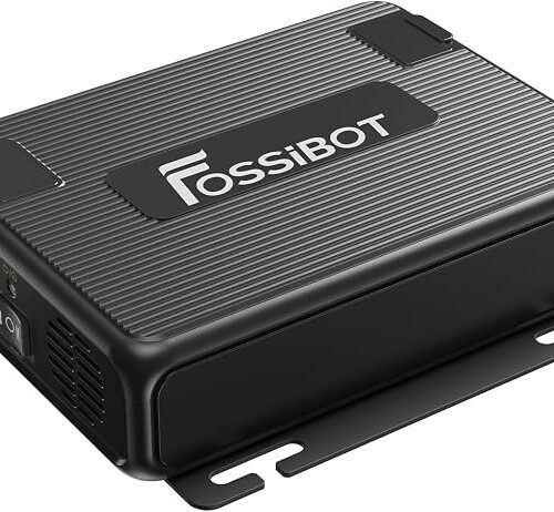 FOSSiBOT Ładowarka do akumulatora 580W - Szybka ładowarka DC-DC do przenośnej stacji zasilającej, 6X szybsza, kompatybilna z SUV i samochodem kempingowym kompatybilna z 99% generatorami