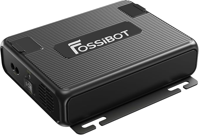 FOSSiBOT Ładowarka do akumulatora 580W - Szybka ładowarka DC-DC do przenośnej stacji zasilającej, 6X szybsza, kompatybilna z SUV i samochodem kempingowym kompatybilna z 99% generatorami