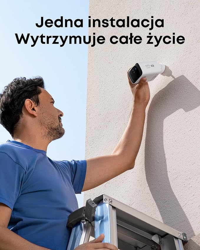 SoloCam S220 eufy Security kamera zewnętrzna bezprzewodowa zasilana energią słoneczną, kamera do ochrony domu o rozdzielczości 2K, Wi-Fi 2,4 GHz, kompatybilna z HomeBase S380 (2 szt.) - obrazek 6
